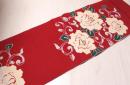 アンティーク/ 薔薇に刺繍の単衣の帯　