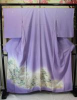 未使用/ 寿光織・　源氏宴の色留袖　ワイドサイズ