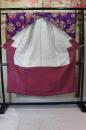 アンティーク/ 花くす玉模様の着物