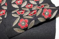 新品・七宝桜刺繍の半襟