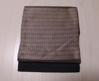 リサイクル/ こぎん刺繍の紬の袋帯