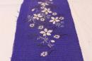 アンティーク/ 縮緬・花刺繍の半衿