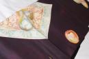 アンティーク/ 　アールデコの染と刺繍の袋帯